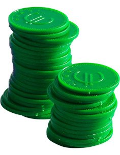 Bar tokens bleus - 100 pcs