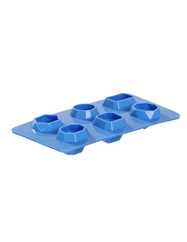 Ice cube mould gemstone