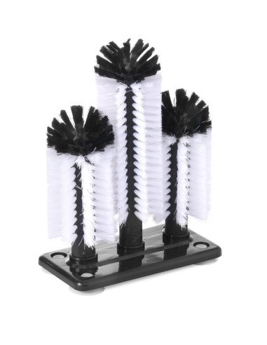 Manual glass washer 3 brushes large