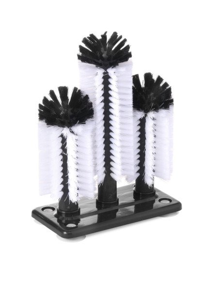 Manual glass washer 3 brushes large