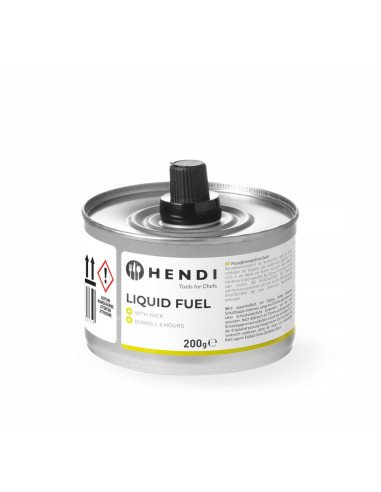 Vloeibare brandstof met lont voor chafing dish (pack 24)