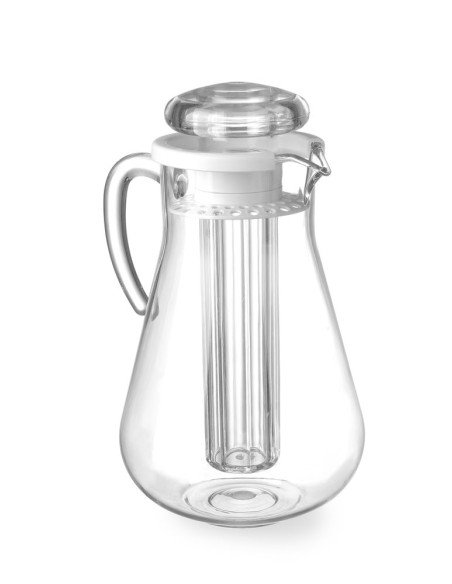 Pichet à jus avec tube à glaçons (bonbonne) 2L
