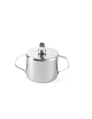 Sugar bowl with hinged lid
