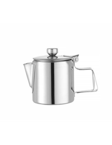Coffee/tea pot stainless steel with lid 0,3 L