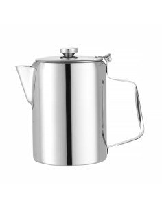 Cafetière/théière inox avec couvercle 1,3 L