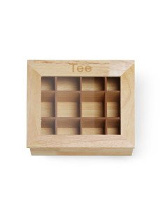 Boîte à thé en bois