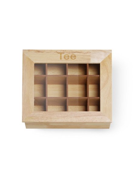 Boîte à thé en bois