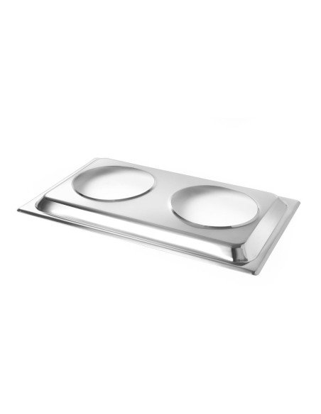 Standaard voor 2 bain-marie bakken