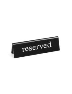 Table sign Reserved (A)