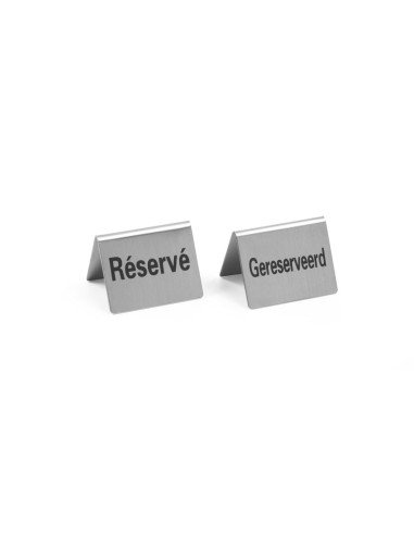 Tafelbordje Gereserveerd - 4 st. (A)
