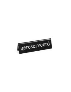 Table sign Reserved (D)