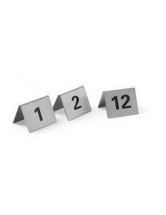 Chevalets de table numérotés 1-10