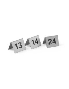 Chevalets de table numérotés 11-20
