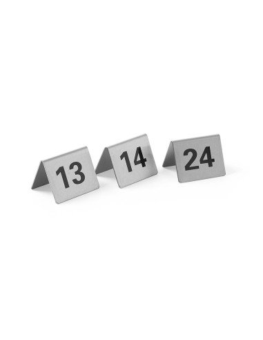Chevalets de table numérotés 11-20