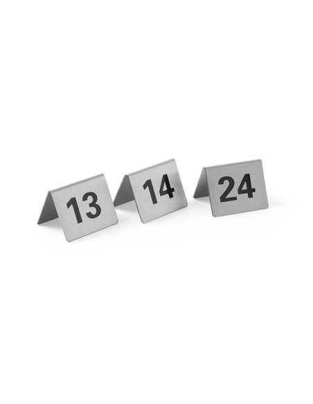 Chevalets de table numérotés 11-20