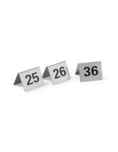 Chevalets de table numérotés 21-30