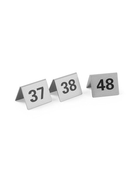 Chevalets de table numérotés 31-40
