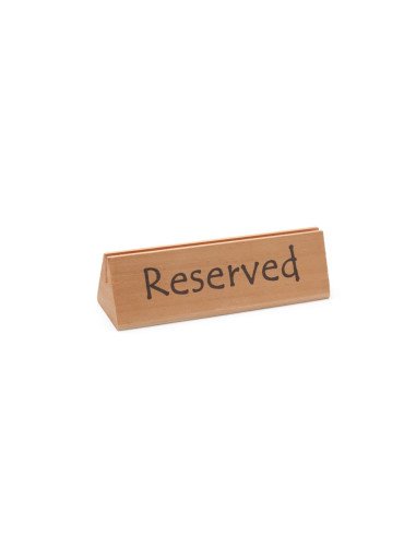 Chevalet de table Réservé en bois