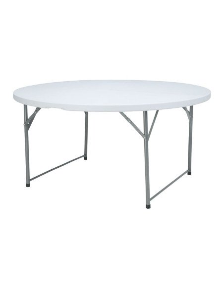 Round buffet table folding