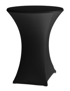 Cover for cocktail table round (black)