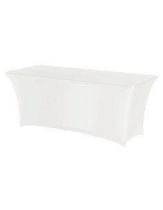 Housse de table rectangulaire (blanche)