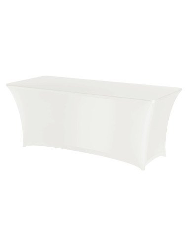 Housse de table rectangulaire (blanche)