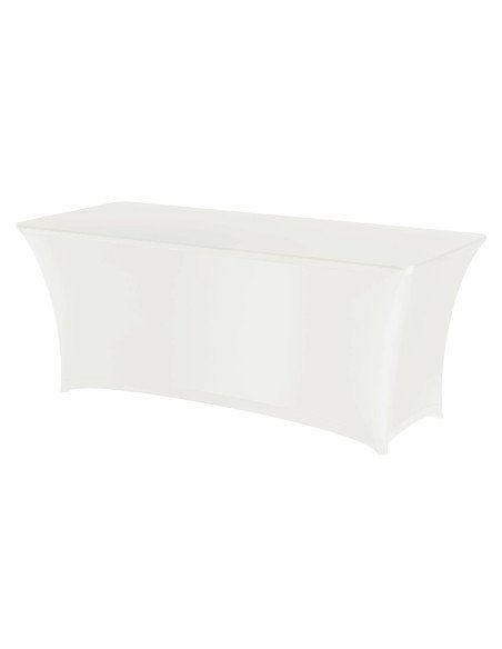 Housse de table rectangulaire (blanche)