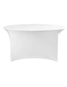 Table cover round (black)