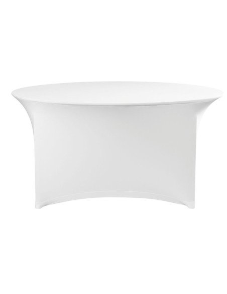 Table cover round (black)