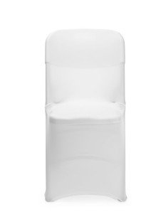 Housse de chaise pliante (blanche)