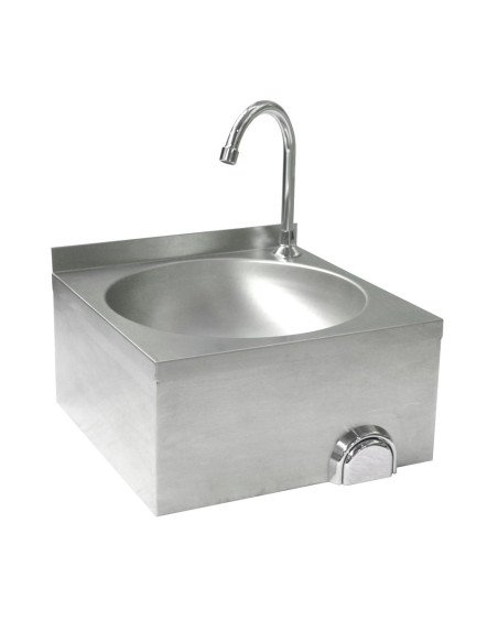 Wasbak met kniebediening Ø360 HENDI 810316