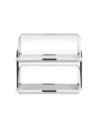 Vitrine à couvercle coulissant roll-top (L)