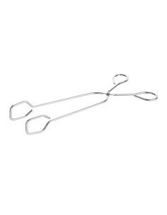 Serving tongs stainless steel (medium)