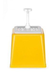 Sausdispenser met pomp (jaune)