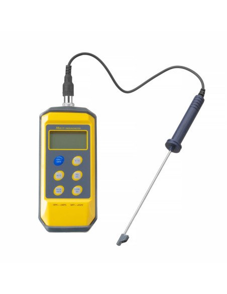 Thermometer with probe