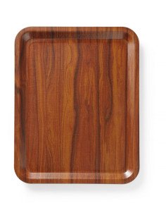 Plateau de service, rectangulaire, antidérapant, stratifié
