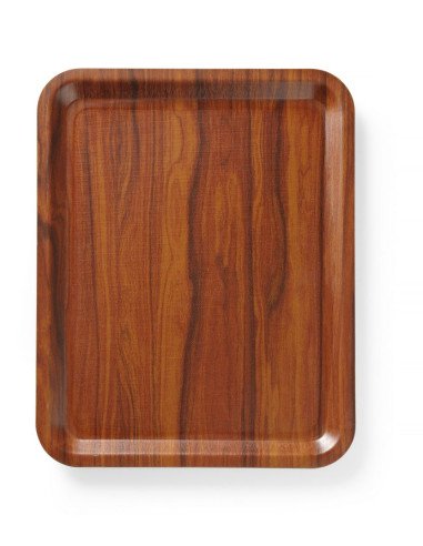 Plateau de service, rectangulaire, antidérapant, stratifié