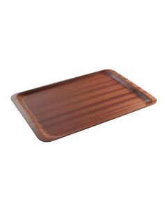 Serving tray, rectangular, non-slip, laminated