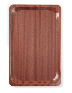 Plateau de service, rectangulaire, antidérapant, stratifié