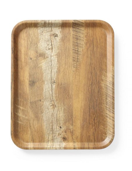 Dienblad van melamine met hout bedrukking
