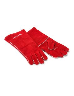 Heat resistant gloves, leather