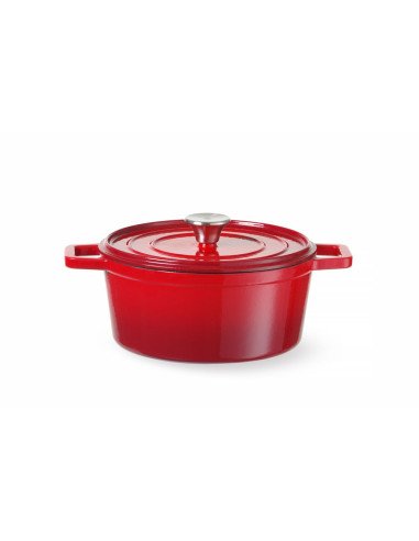 Cast iron casserole enamelled