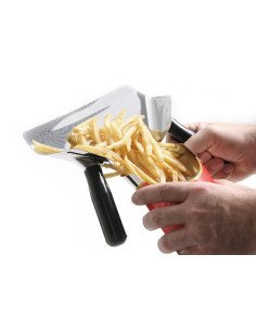 Pelle avec entonnoir pour frites et nachos