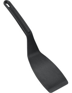 Angled frying spatula