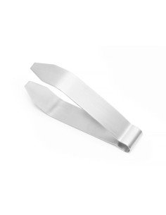 Fish bone tweezer, slanted tip
