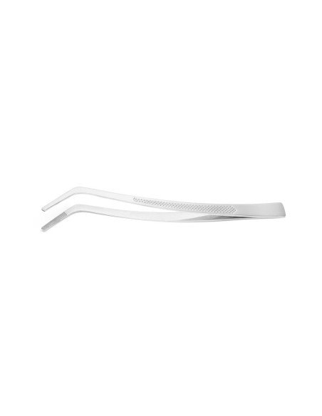 Tweezer, curved, with profiled handle