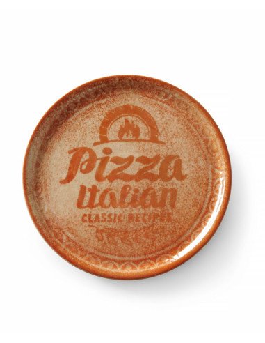 Assiette à pizza Recipe Collection Terracotta