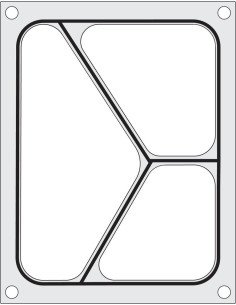 Tray sealer matrix