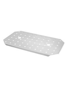 Perforated drip shelf for GN containers
