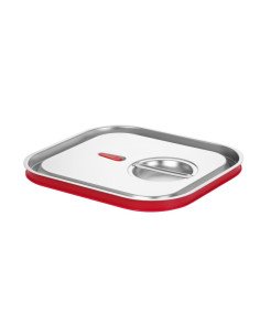 Couvercle gastronorme avec bord en silicone
